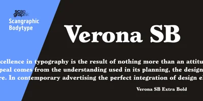 Verona SB Font