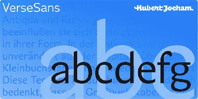 Verse Sans Font