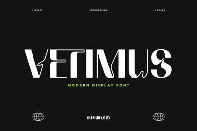 Vetimus - Modern Display Font Free Download