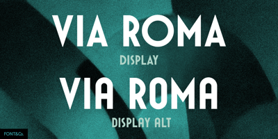 Via Roma Display Free Download