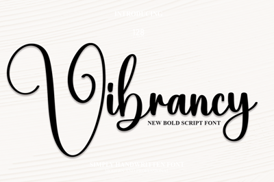 Vibrancy | Script Font Free Download