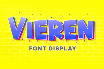 Vieren - Display Font Free Download