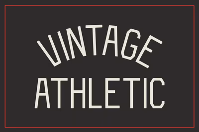 Vintage Athletic - Block Typeface Free Download