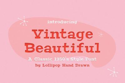 Vintage Beautiful Font Free Download