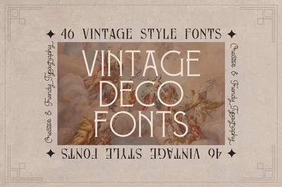 Vintage Decorative Fonts - 46 Fonts Free Download