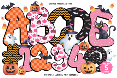 Vintage Halloween Font