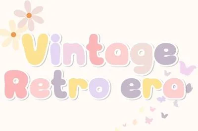 Vintage Retro Era - Handwritting Font