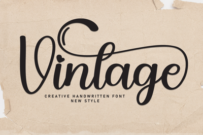 Vintage | Script Font Free Download