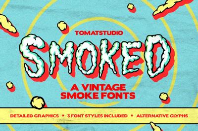 Vintage Smoked Fonts Free Download