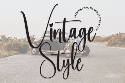 Vintage Style | Script Font Free Download