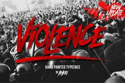 Violence+Swashes Font