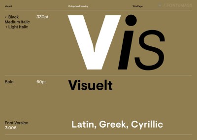 Visuelt Pro Font