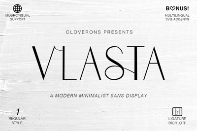 Vlasta Minimal Modern Sans Display Free Download