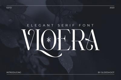 Vloera Elegant Serif Font Free Download