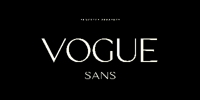 Vogue Sans Free Download