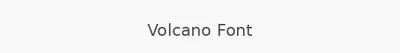 Volcano Font