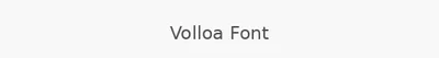 Volloa Font