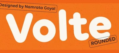 Volte Rounded Font