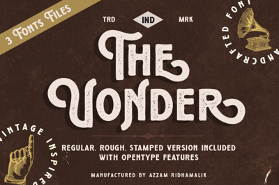 Vonder - Vintage Sans Serif Font Free Download