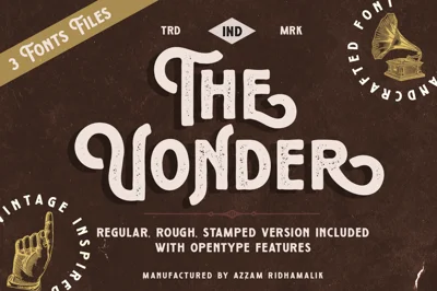 Vonder - Vintage Sans Serif Font
