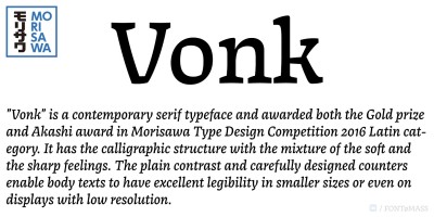 Vonk Font