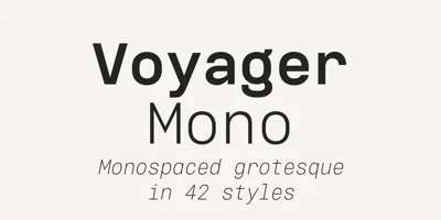 Voyager Mono Font