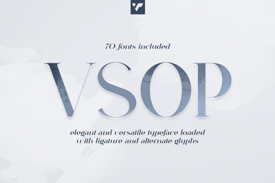 VSOP - elegant serif, 70 fonts Free Download