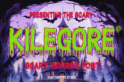 VT Kilegore - Scary Horror Font Free Download