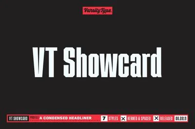 VT Showcard Font