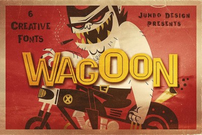 Wagoon - Funny Style Font