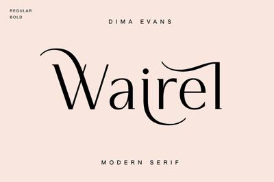 Wairel Modern Serif Family Free Download