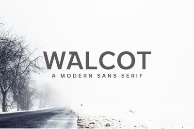 Walcot Modern Sans Serif Font Free Download