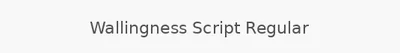 Wallingness Script Regular
