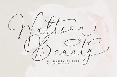 Waltson Beauty Luxury Script Font