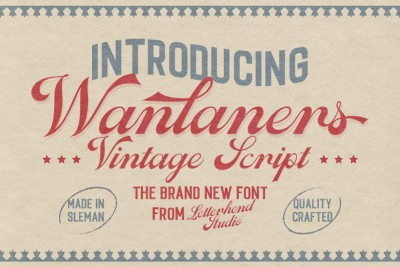 Wanlaners - Vintage Script Font