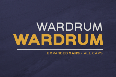 WARDRUM - Expanded Sans Free Download