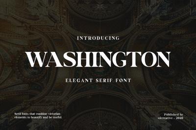 Washington Display Serif Font Free Download