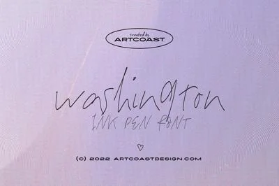 Washington Ink Pen Handwritten Font