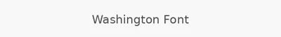 Washington Font