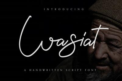 WASIAT Handwritten Script Font Free Download