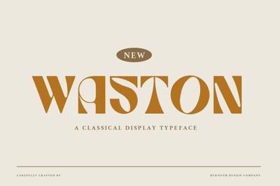 WASTON - Unique Classic Typeface Free Download