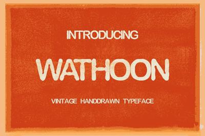 Wathoon Typeface Free Download