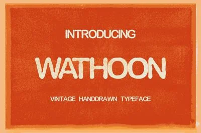 Wathoon Typeface