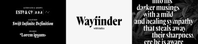 Wayfinder CF Font