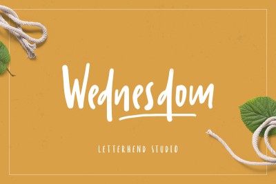 Wednesdom Font