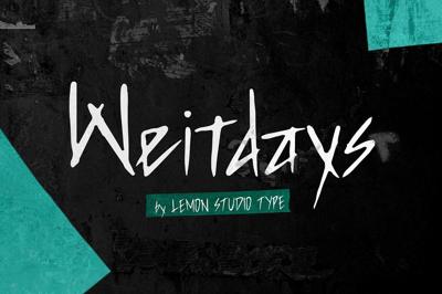 Weitdays - Handwritten Display Free Download