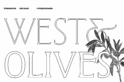 West and Olives (6 fonts + variable) Free Download