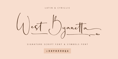 West Byanetta Cyrillic Free Download