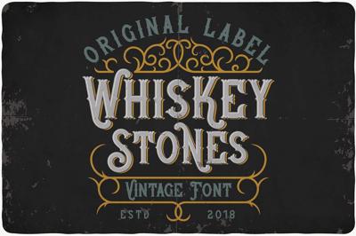 Whiskey Stones Typeface Free Download