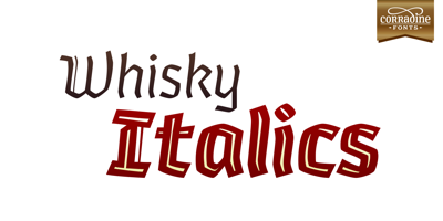 Whisky Italics Free Download